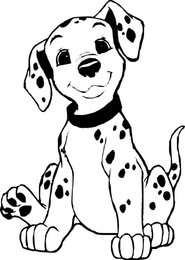Dalmatian Puppy 101 Dalmatians Coloring Pages