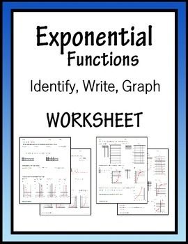 Transformations Of Exponential Functions Worksheet Answers