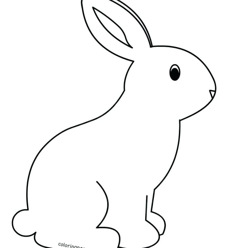 Printable Bunny Colouring Pictures