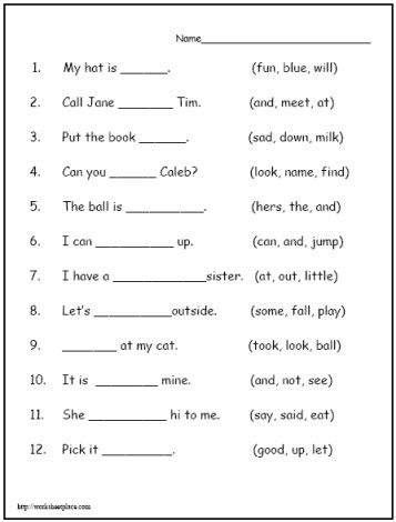 Free Printable 1st Grade Comprehension Worksheets For Grade 1