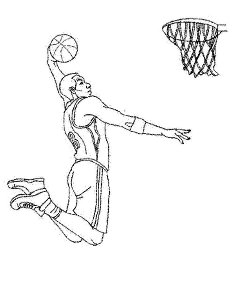 Basketball Coloring Sheets To Print