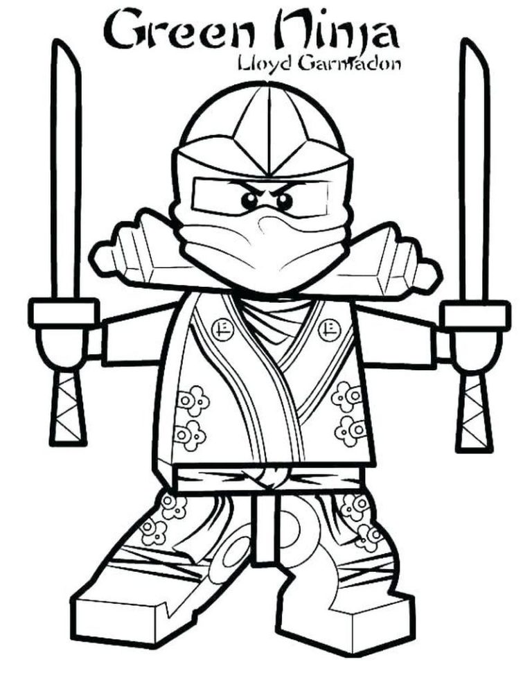Ninja Coloring Pages For Kids