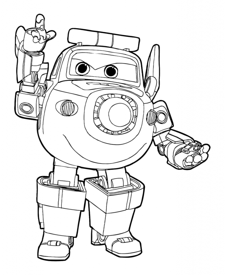 Super Wings Coloring Pages Printable
