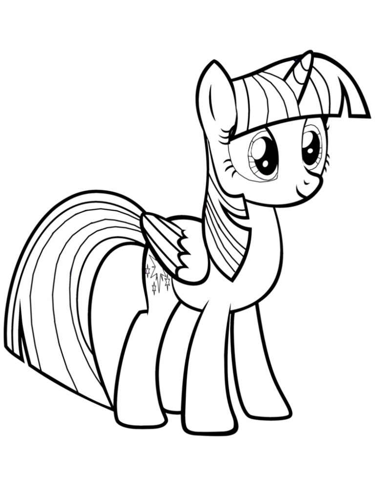 Pony Twilight Coloring Pages