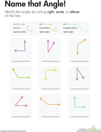 Grade 5 Types Of Angles Worksheet Pdf