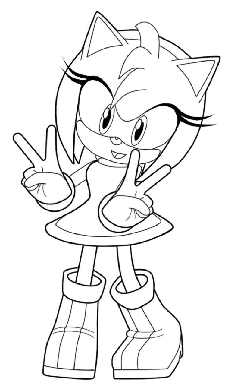 Sonic Boom Coloring Pages Printable