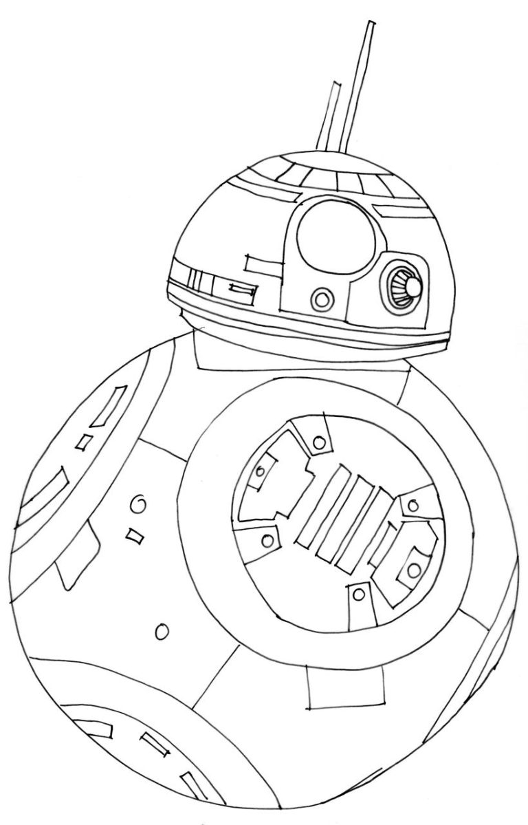 Cute Bb8 Coloring Page
