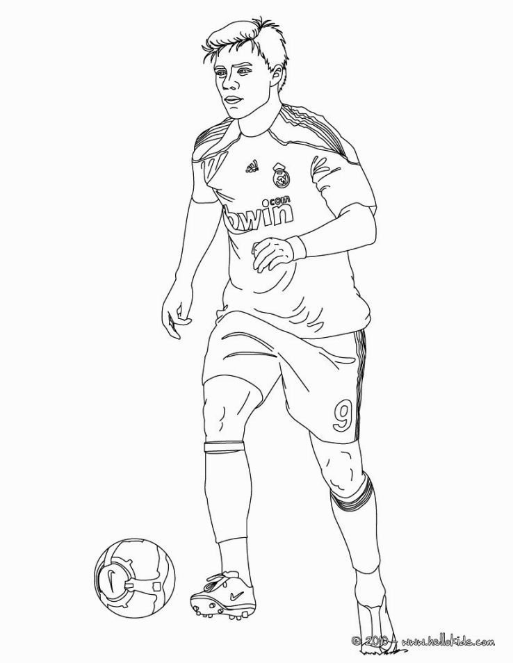 Ronaldo Coloring Pages Soccer