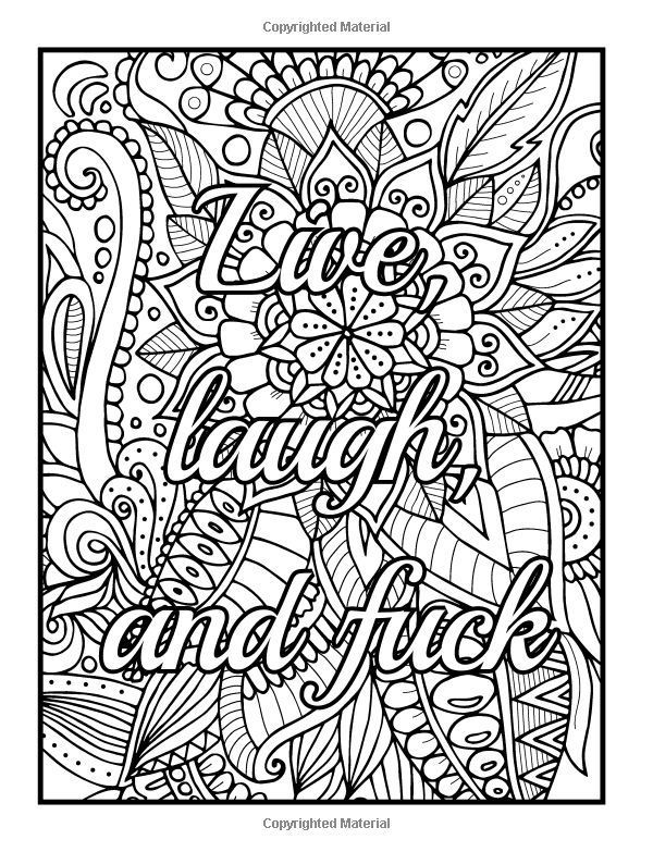 Zendoodle Coloring Books Uplifting Words