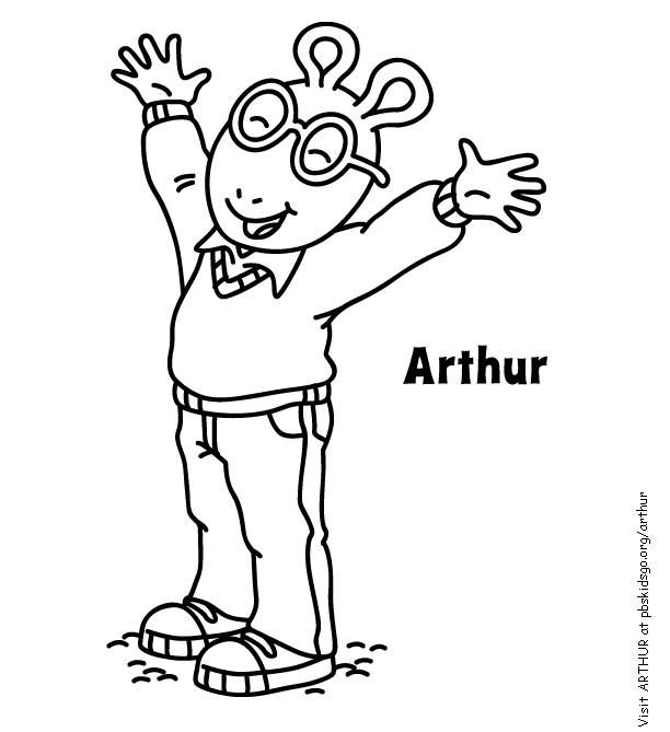 Pbs Arthur Coloring Pages