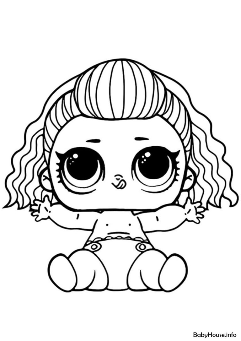 Lol Little Sister Coloring Pages Printable