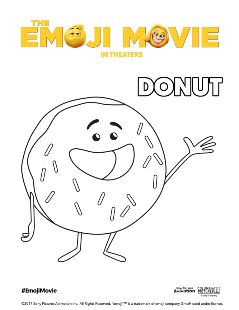 High Five Emoji Movie Coloring Pages