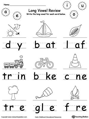 Vowel Chart Kindergarten Vowels Worksheets For Kindergarten Pdf