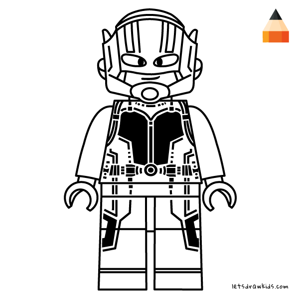 Printable Lego Marvel Coloring Pages