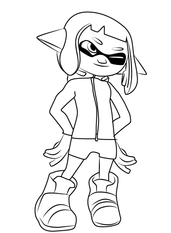 Printable Splatoon 2 Coloring Pages