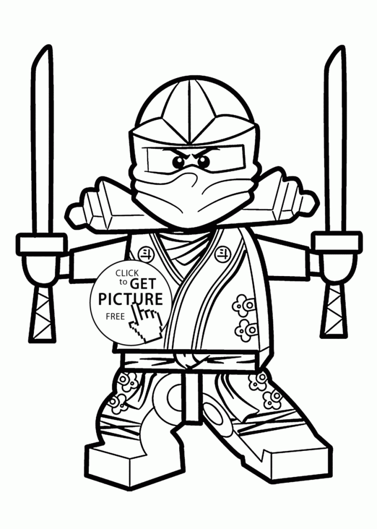 Ninja Coloring Pages For Boys