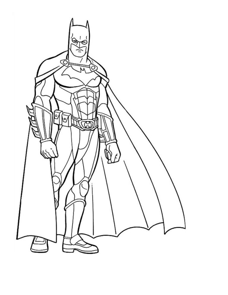 Batman Pictures To Color And Print