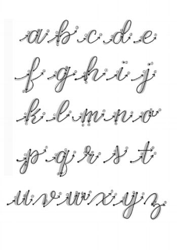 Free Faux Calligraphy Worksheets Pdf
