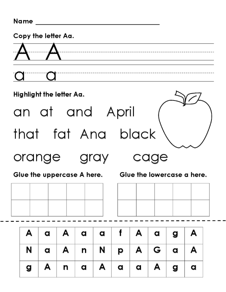 Practice Writing Letters Worksheets For First Graders