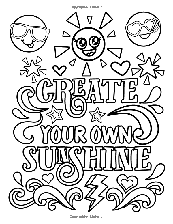 Fun Coloring Pages For Tweens