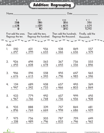 3rd Grade 3 Digit Addition And Subtraction Worksheets