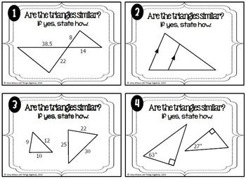 Similar Triangles And Polygons Worksheet With Answers