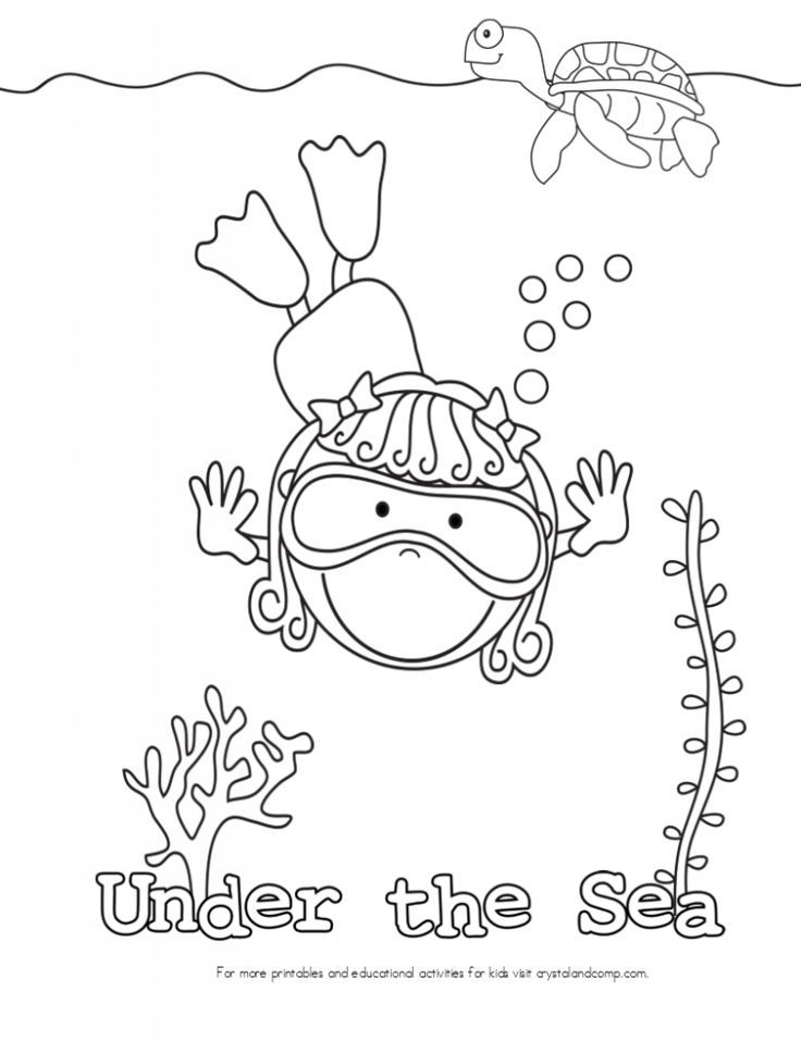 Swimmer Swimming Coloring Pages
