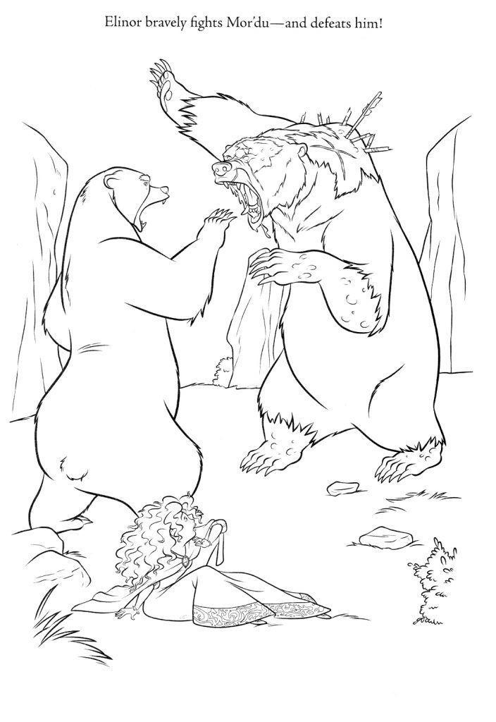 Bear Brave Coloring Pages