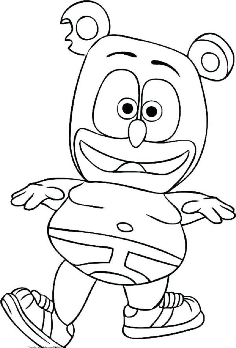 Gummy Bear Coloring Pages