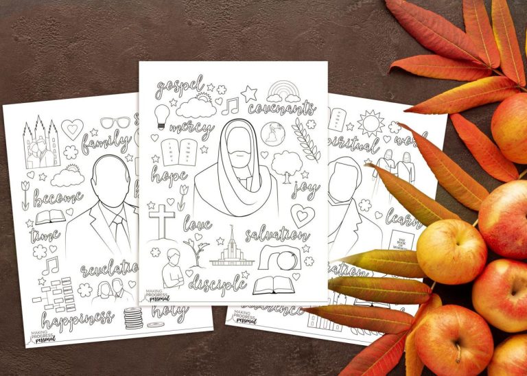 General Conference Coloring Pages October 2020