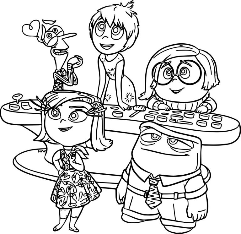 Pixar Coloring Pages For Kids