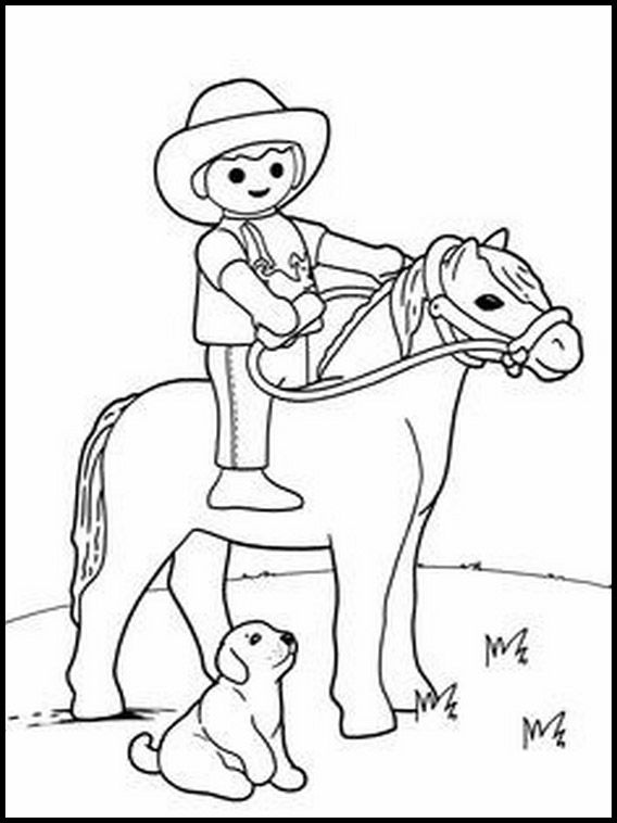 Playmobil Dinosaur Coloring Pages
