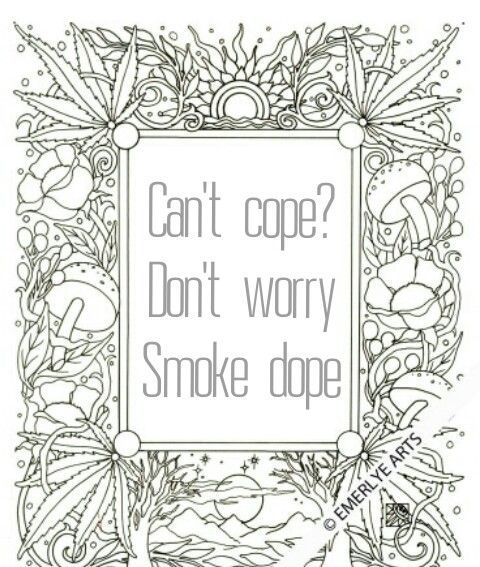 Trippy Dope Coloring Pages