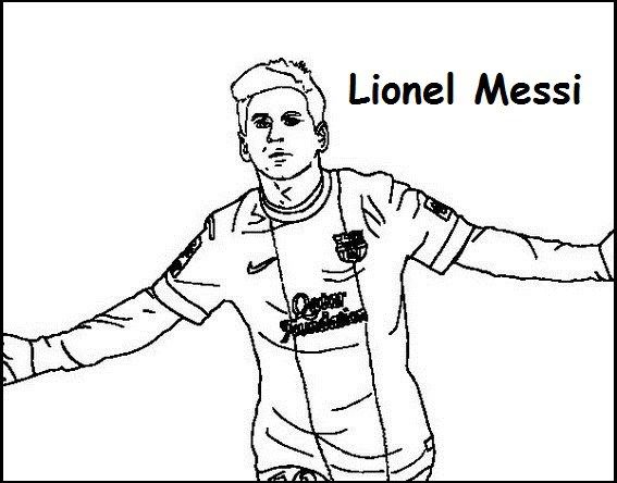 Messi And Ronaldo Coloring Pages