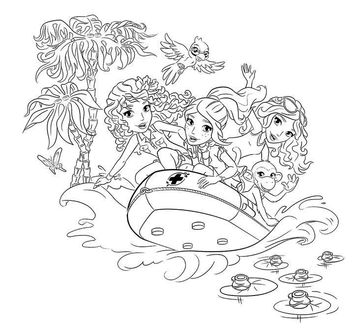 Lego Friends Coloring Pages 2020