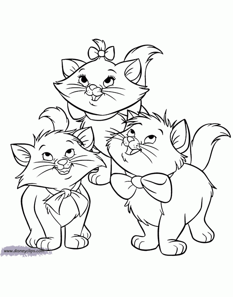 Printable Aristocats Coloring Pages