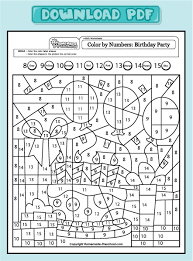 Multiplication Coloring Sheets 6th Grade