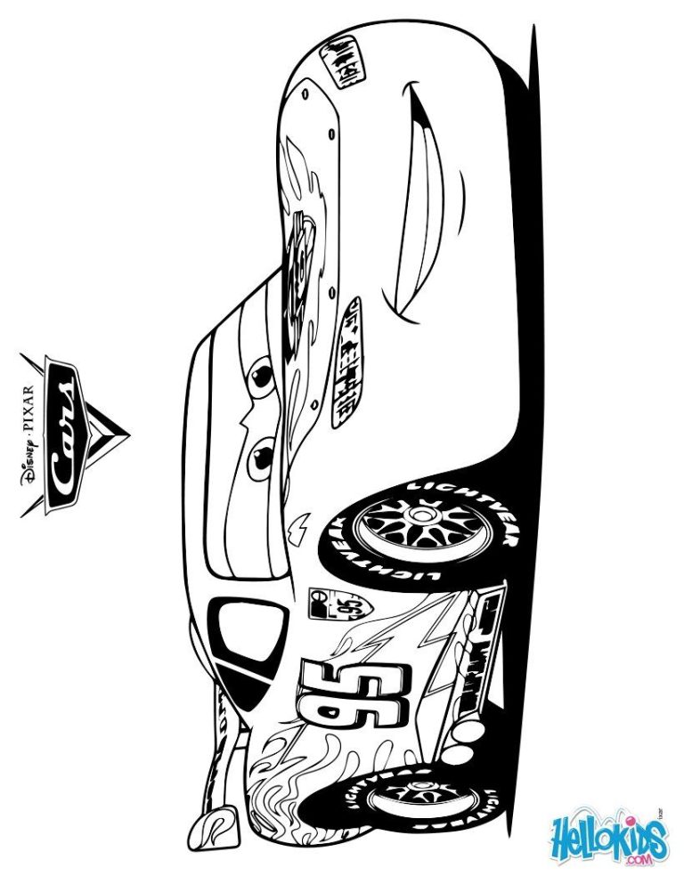 Cars 2 Coloring Pages Lightning Mcqueen