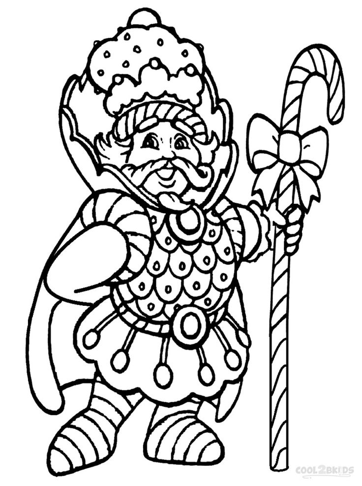 Candyland Board Game Coloring Pages