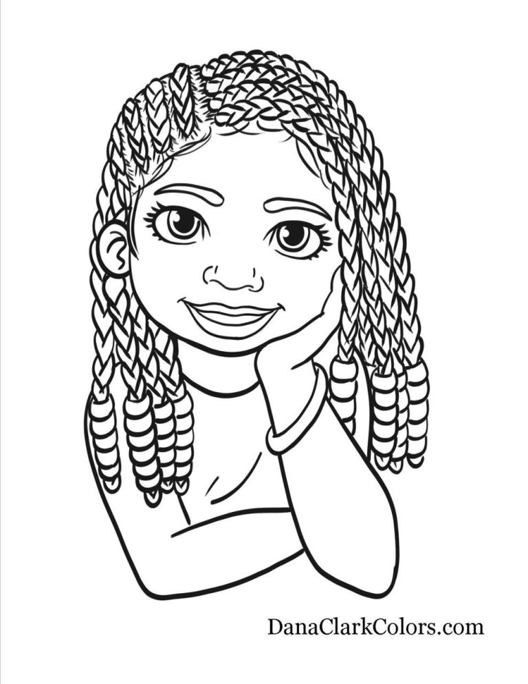 African American Coloring Pages For Kids