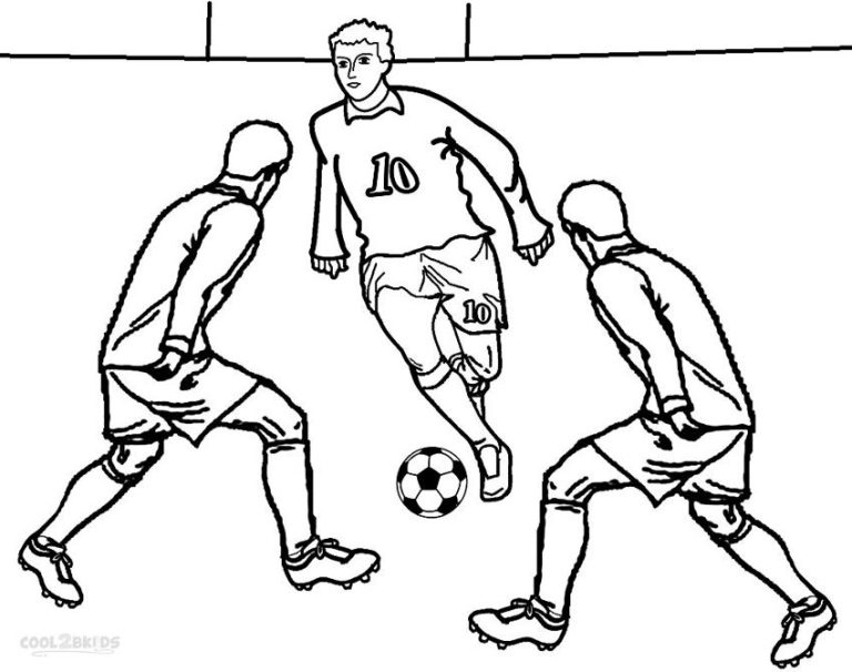 Football Player Football Pictures To Colour