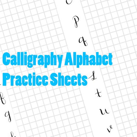 Calligraphy Worksheets Pdf Free Download