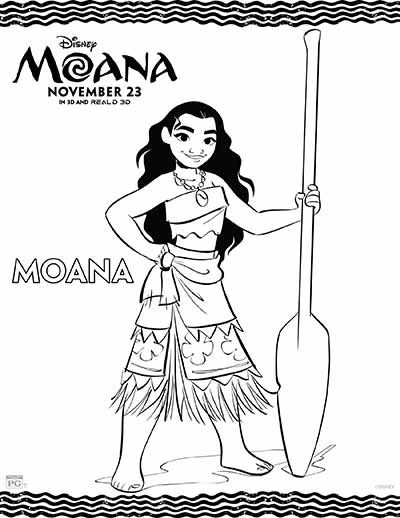 Printable Maui Coloring Pages