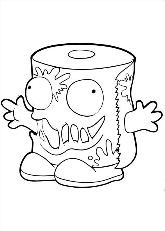 Season 6 Grossery Gang Coloring Pages