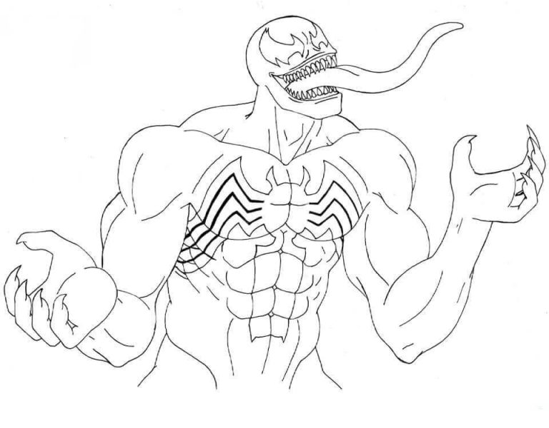 Venom Coloring Images