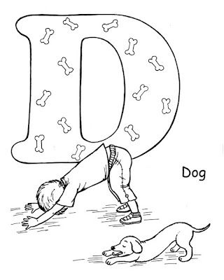 Children's Yoga Coloring Pages