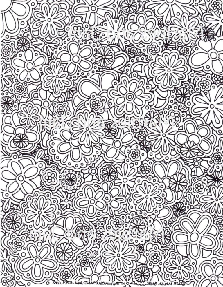 Complicated Coloring Pages Printable