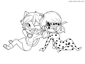 Miraculous Ladybug Coloring Pages Mermaid