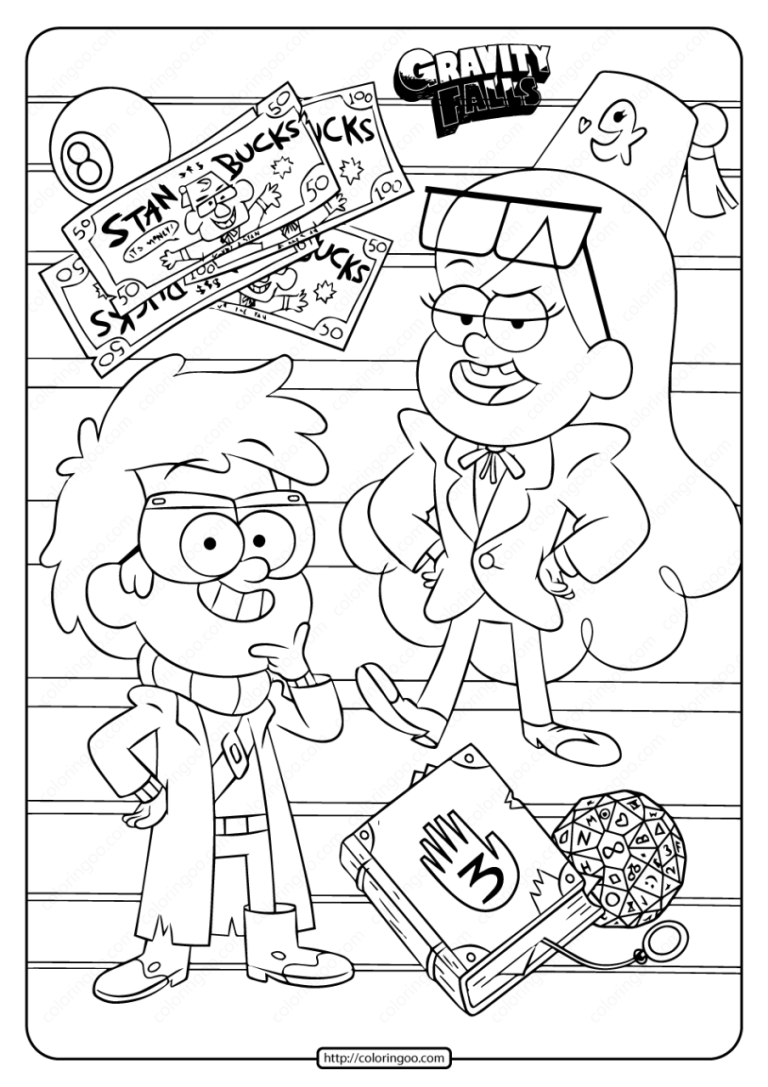 Gideon Gravity Falls Coloring Pages