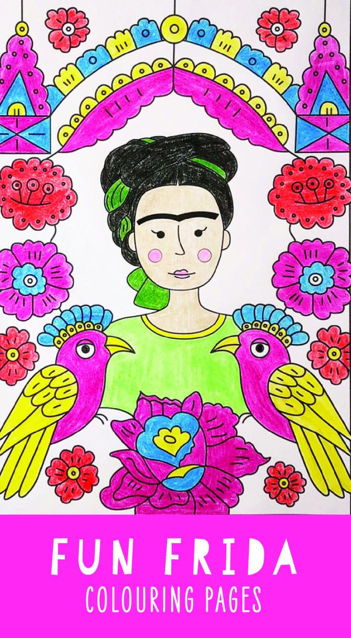 Baby Frida Kahlo Coloring Pages